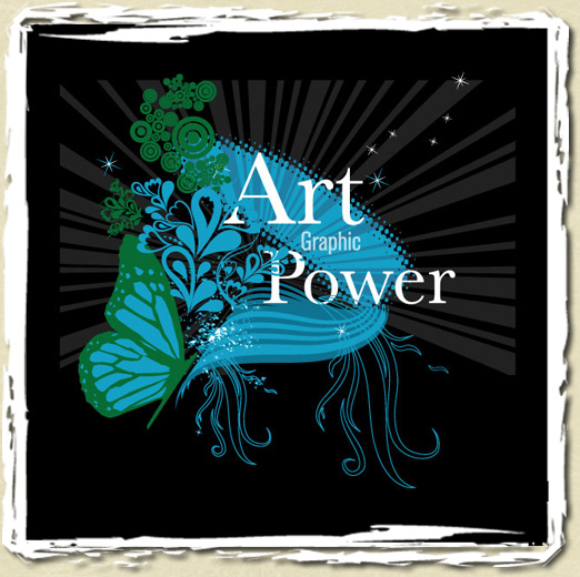 tee shirt Art power