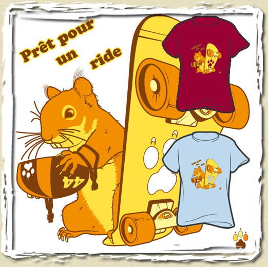 tee shirt Prêt pour un ride