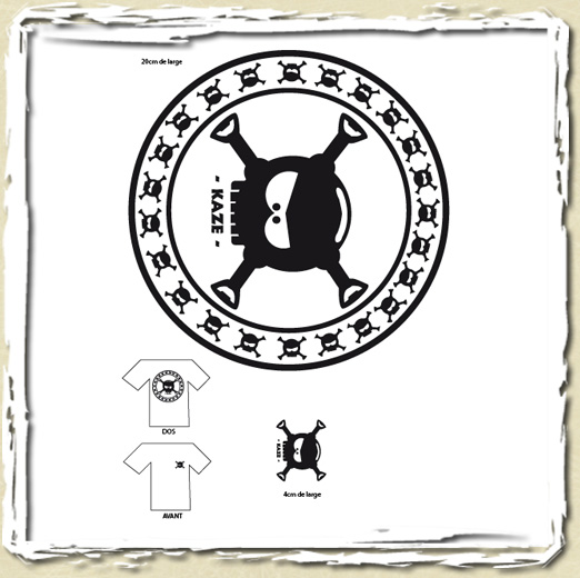 tee shirt Skullkaze
