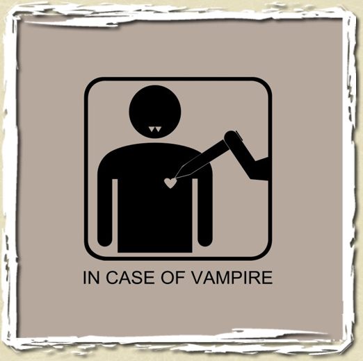 tee shirt In Case of vampire