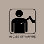 tee shirt In Case of vampire