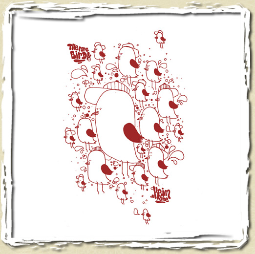 tee shirt Rare birds