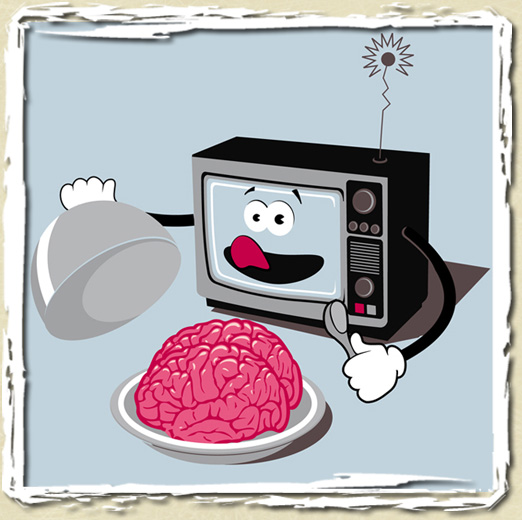 tee shirt TV-brain