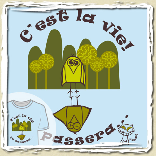 tee shirt C'est la vie...