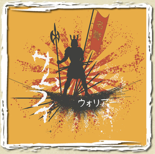 tee shirt Samouraï