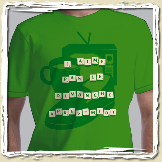 tee shirt Le dimanche...