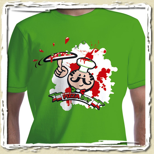 tee shirt Pizza-Boy
