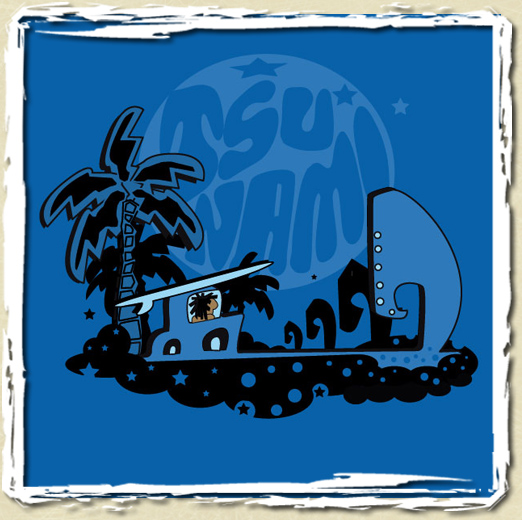 tee shirt TSUNAMI