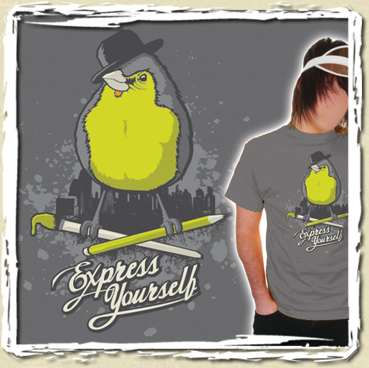 tee shirt EXPRESS YOURSELF