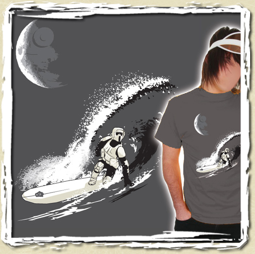 tee shirt Trooper surfer