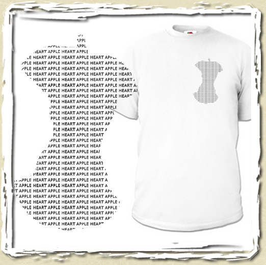 tee shirt Apple Heart