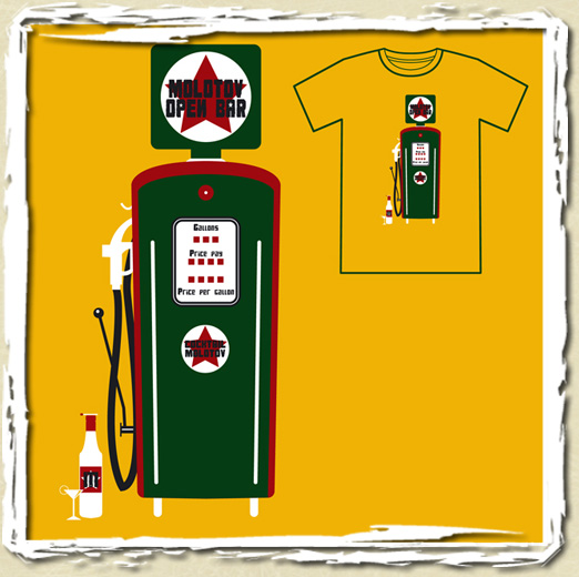 tee shirt Cocktail Molotov