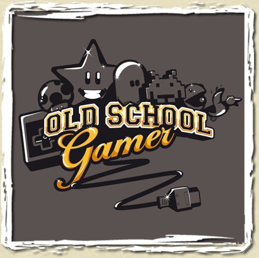 tee shirt Old School Gamer