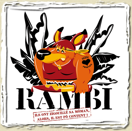 tee shirt Rambi