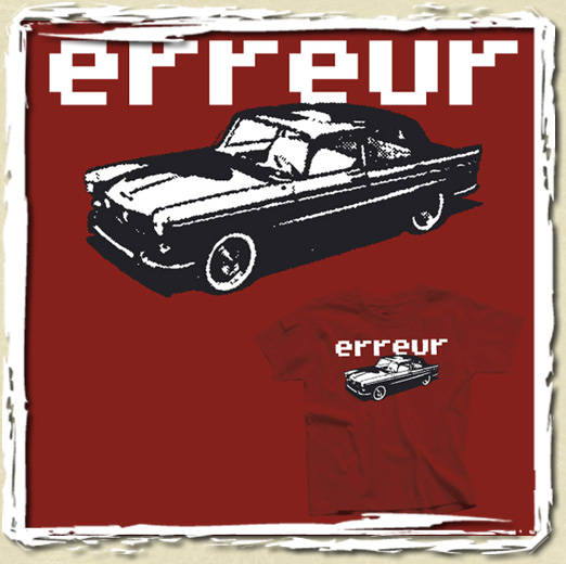 tee shirt Erreur 404
