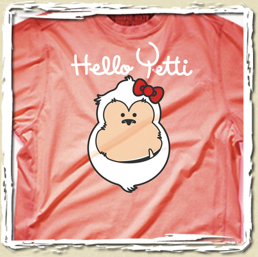 tee shirt Hello Yetti
