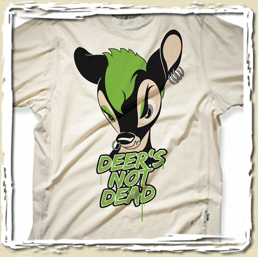 tee shirt Deer's not dead !