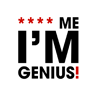 tee shirt Fuck me i'm genius