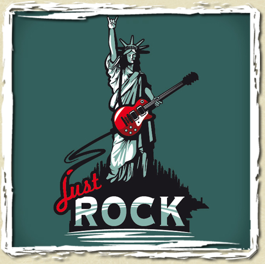 tee shirt Just Rock
