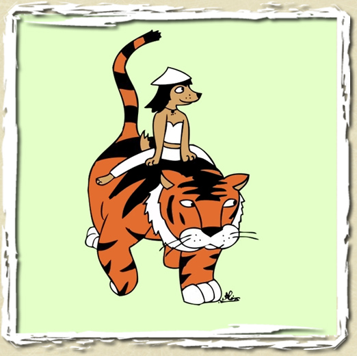 tee shirt Tigre
