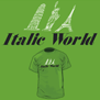 tee shirt ITALIC wORLD