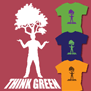 tee shirt Think green