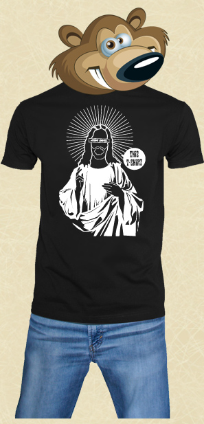 t shirt Jesus Saves Black