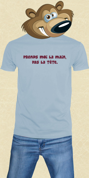 t shirt Prends moi la main h