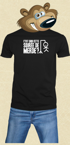 t shirt Soire de merde