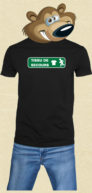 t shirt Tissu de secours