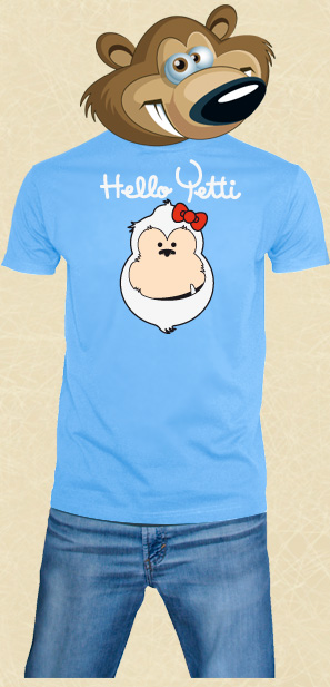 t shirt Hello Yetti